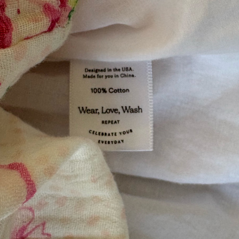 Sweet Honey Girls Floral Tie-Shoulder Tiered Sundress - Pink on Cream Size 3T - Picture 6 of 7